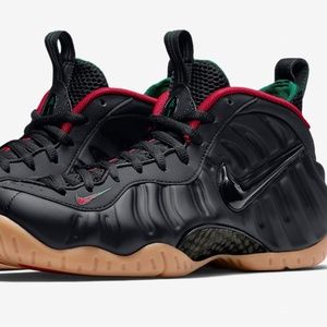 Foamposite Pro Gucci Black and Green